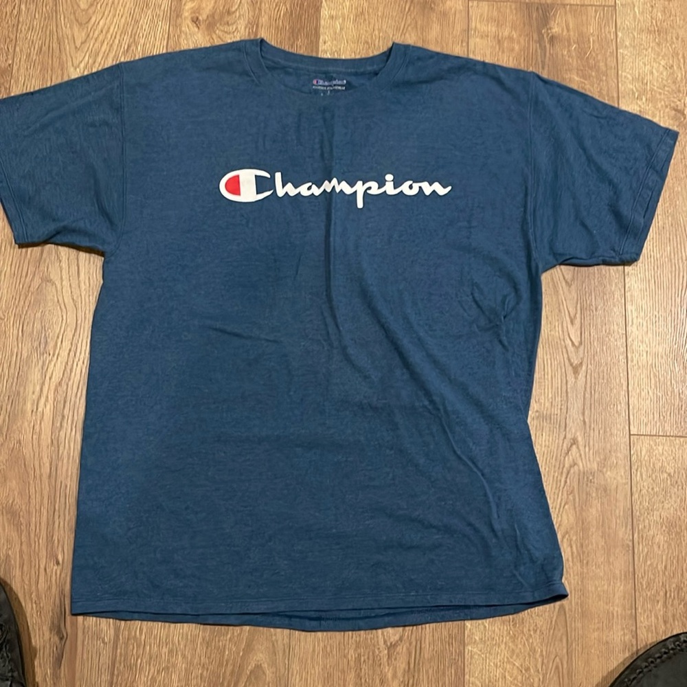 champion blue shirt